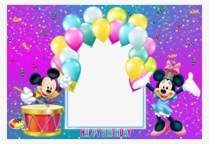 Mickey Mouse Photo Frame Birthday