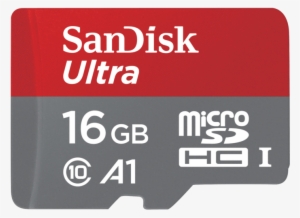 Micro Sd Card Png - Micro Sd Sandisk 16gb Ultra