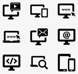 Technology Icon Set - Computer Hardware Icons Png