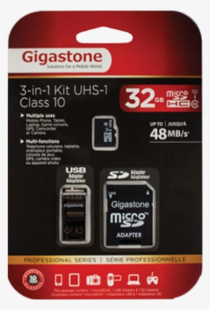 Cobra 9808 Gigastone 32gb 3 In 1 Micro Sd Card