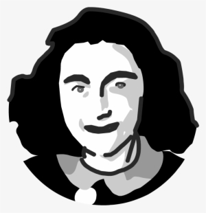 Animated Educational Site For Kids - Anne Frank Png