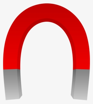 Big Red Magnet - Horseshoe Magnet Clip Art