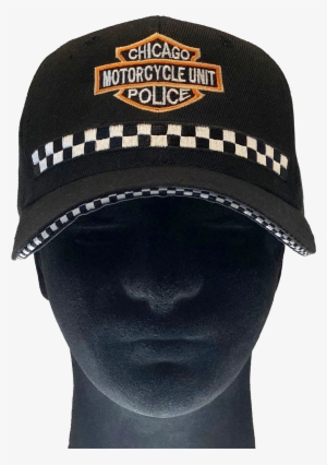 Chicago Police Motorcycle Unit High Crown Uniform Cap - Baseball Cap