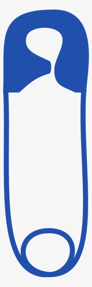 Blue Safety Pin - Blue Safety Pin Png