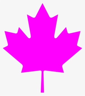 Pink Leaf Png - Canada Flag
