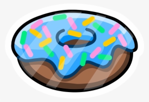Little Rodentia Pin Icon - Blue Donut Cartoon Png