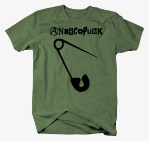 Anarco Punk Safety Pin Tshirt - Shirts By Sarah Men's Geek Science Atom Shirts Scientist