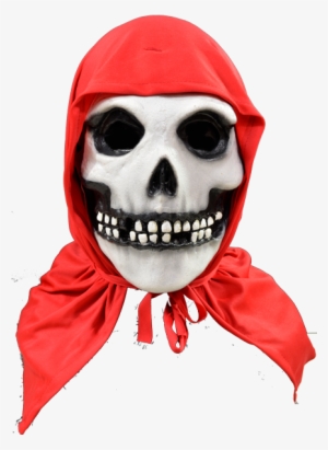 Image Of Misfits Red Hood Fiend Halloween Mask - Gardenoaks Misfits Red Hood Fiend Halloween Mask