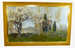 italy paintings pastoral landscape - picture frame
