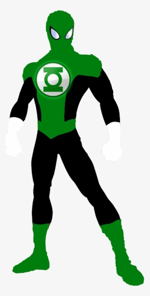This Is Green Lantern Spiderman's Info Appearance - Spiderman Clipart