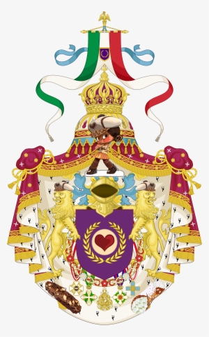 Middle Coat Of Arms Of The Empire Of Italy - Italian Empire Coat Of Arms