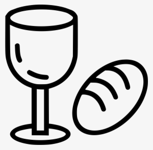 Png File - Bread And Wine Icon