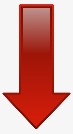 Red Arrow Down Clip Art At Clker - Down Arrow No Background