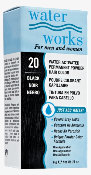 Waterworks Permanent Powder Hair Color, Black