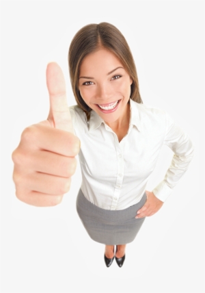 Happy Black Woman Png - Business Woman Thumbs Up Png