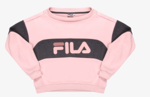 Elin Crew Sweat Pink - Fila Women Sweater Shit