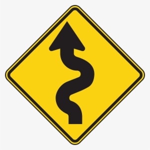 Winding Road Sign - Winding Road Ahead Sign