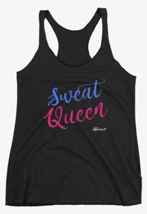 "sweat Queen" Women's Racerback - Clark And Addison - Wrigley Field - Chicago Cubs -