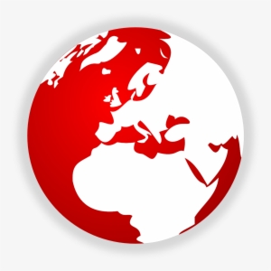 World Free Images At Clker Com Vector - Red World Logo Png
