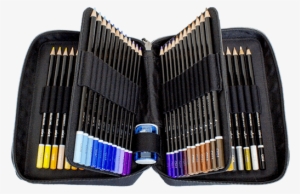 Premium 72 Colored Pencil Set With Case And Sharpener