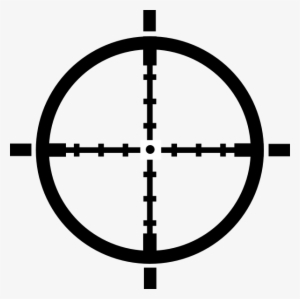 Graphic Library Stock Blackcrosshair Clip Art At Clker - Crosshair With No Background