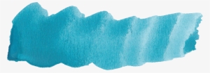 14 Turquoise Watercolor Brush Stroke - Turquoise Watercolor Png