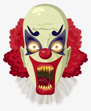 Scary Clown Clipart
