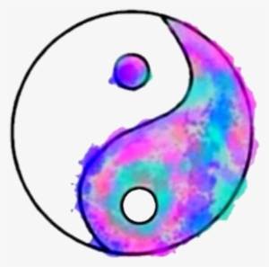 yin yang yinyang watercolor balance - yin yang