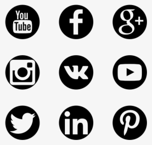 Social Icons Rounded - Marketing With Social Media (ebook)