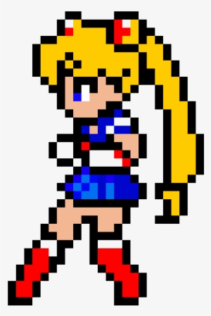 Sailor Moon - Minecraft Sailor Moon Pixel Art