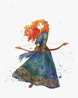 Bleed Area May Not Be Visible - T Shirt Brave Merida