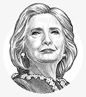 Document - Hillary Clinton Line Drawing
