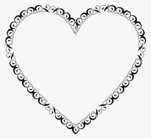 Vintage Filigree Heart Icons Png - Vintage Heart Clipart Png