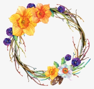 This Graphics Is Flowers Blooming Flower Wreath Transparent - Flower