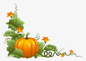 Vine Clipart Thanksgiving - Pumpkin Clip Art