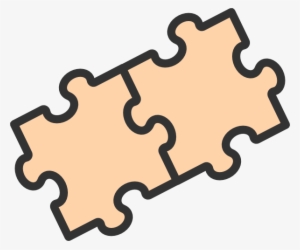 2 Puzzle Pieces Clip Art At Clker - Puzzle Pieces Vector
