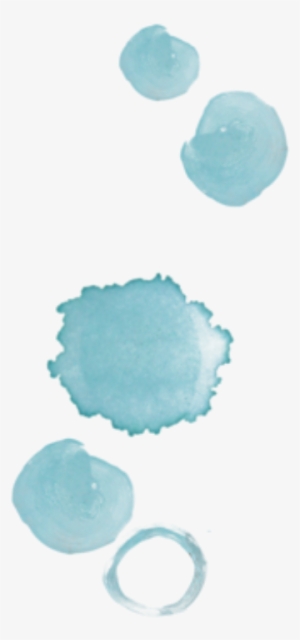 Ftestickers Watercolor Dots Blue - Watercolor Painting