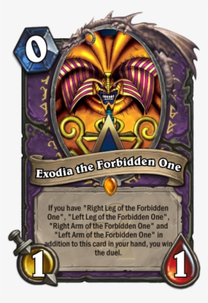 Warlock "forbidden" Card Pogchamp - Yu-gi-oh Exodia The Forbidden One Red Dl11-en006 Duelist