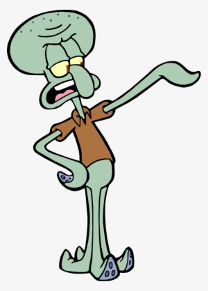 Squidward Tentacles Png - Squidward From Spongebob