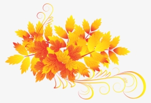 Transparent Flower Autumn - Fall Leaves Png