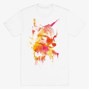 Watercolor Fox Mens T-shirt - Baby Boomers Shirt