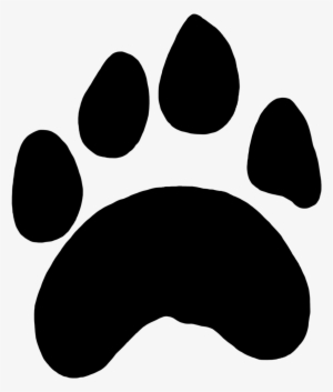 Tiger Paw Silhouette At Getdrawings - Tiger Paw Print Png