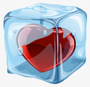 Free Png Heart In Ice Cube Png Images Transparent - Ice Heart Psd