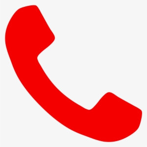 Red Phone Font-awesome - Phone Icon Png Red