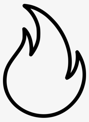 Png File Svg - Flame Emoji Outline Png