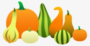 28 Collection Of Thanksgiving Food Clipart Png - Pumpkins And Gourds Clipart