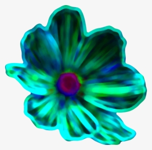 Petal Flower Diagram Yellow Blue - Flower