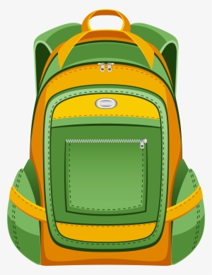 Backpack Clipart Black And Blue Backpack Png Vector