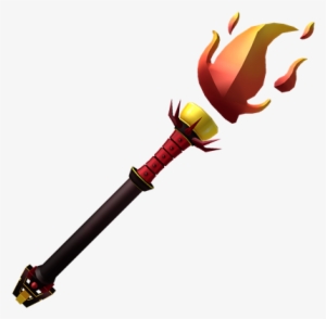 Flaming Staff Of The Nefarious Red Wizard Roblox Transparent Png 420x420 Free Download On Nicepng - fire wizard roblox