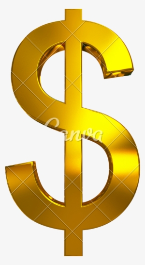 Golden Dollar Sign Transparent Image - Currency Of Usa Symbols
